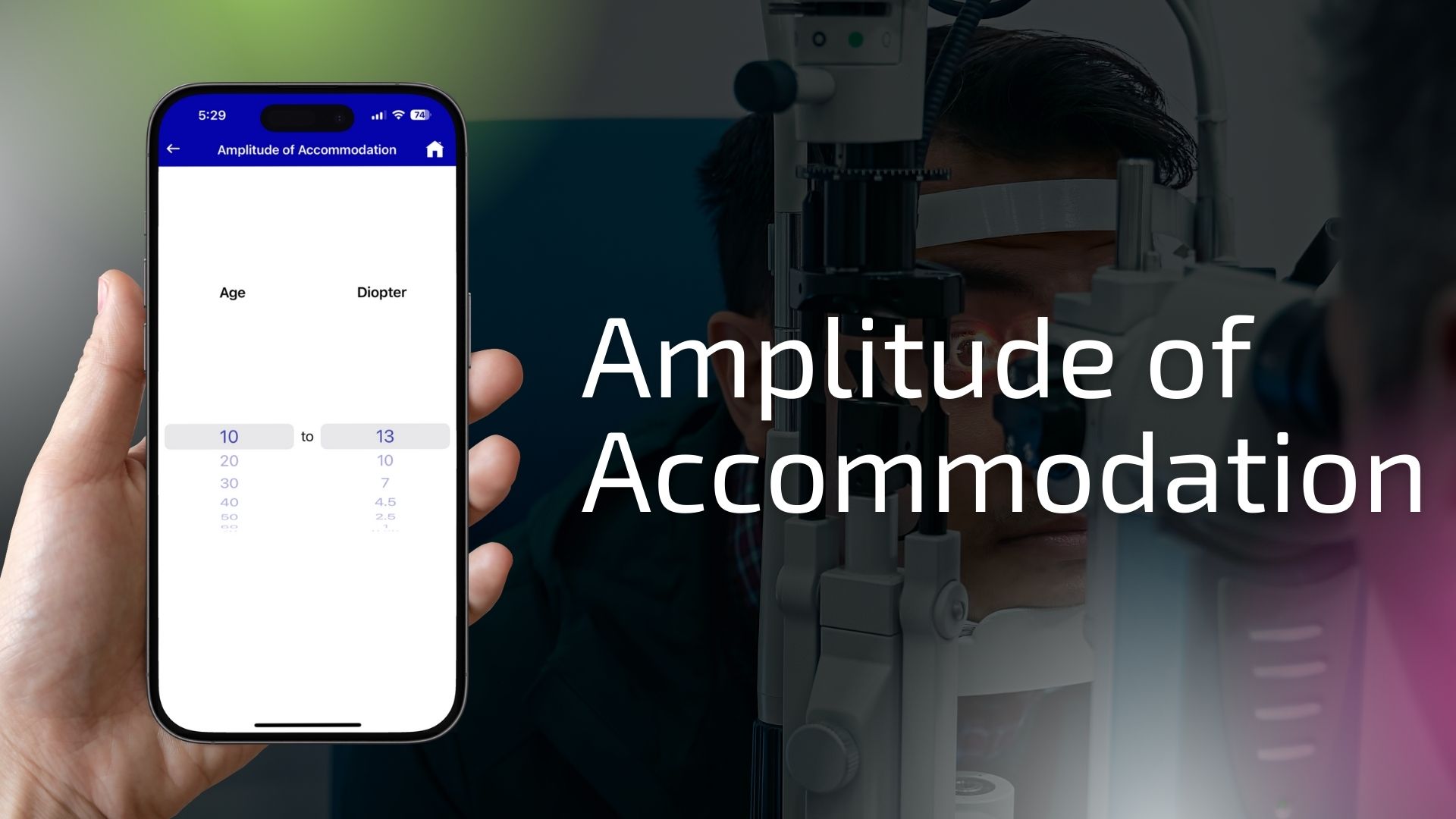 amplitude of accommodation web test image