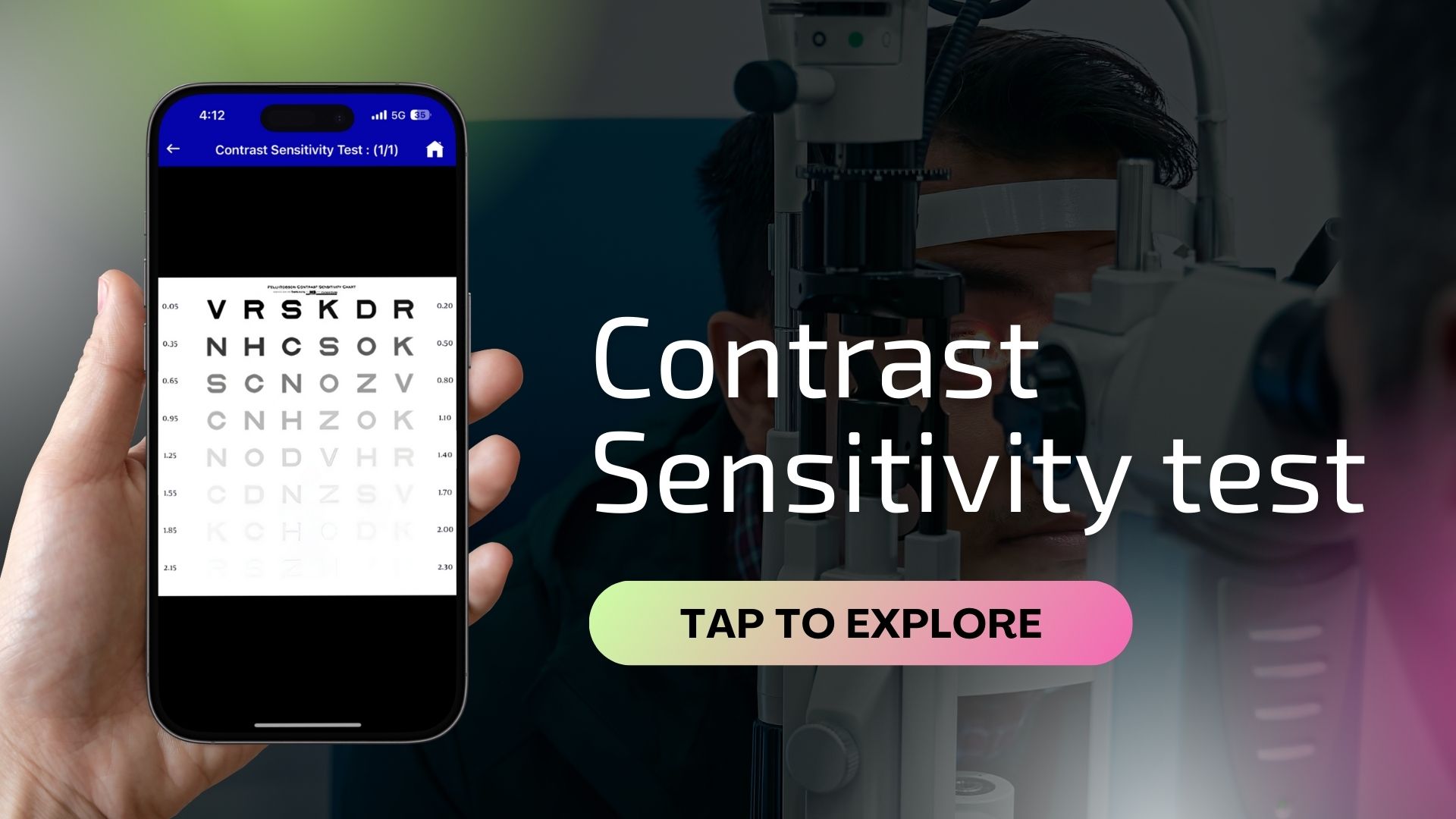 contrast sensitivity test image