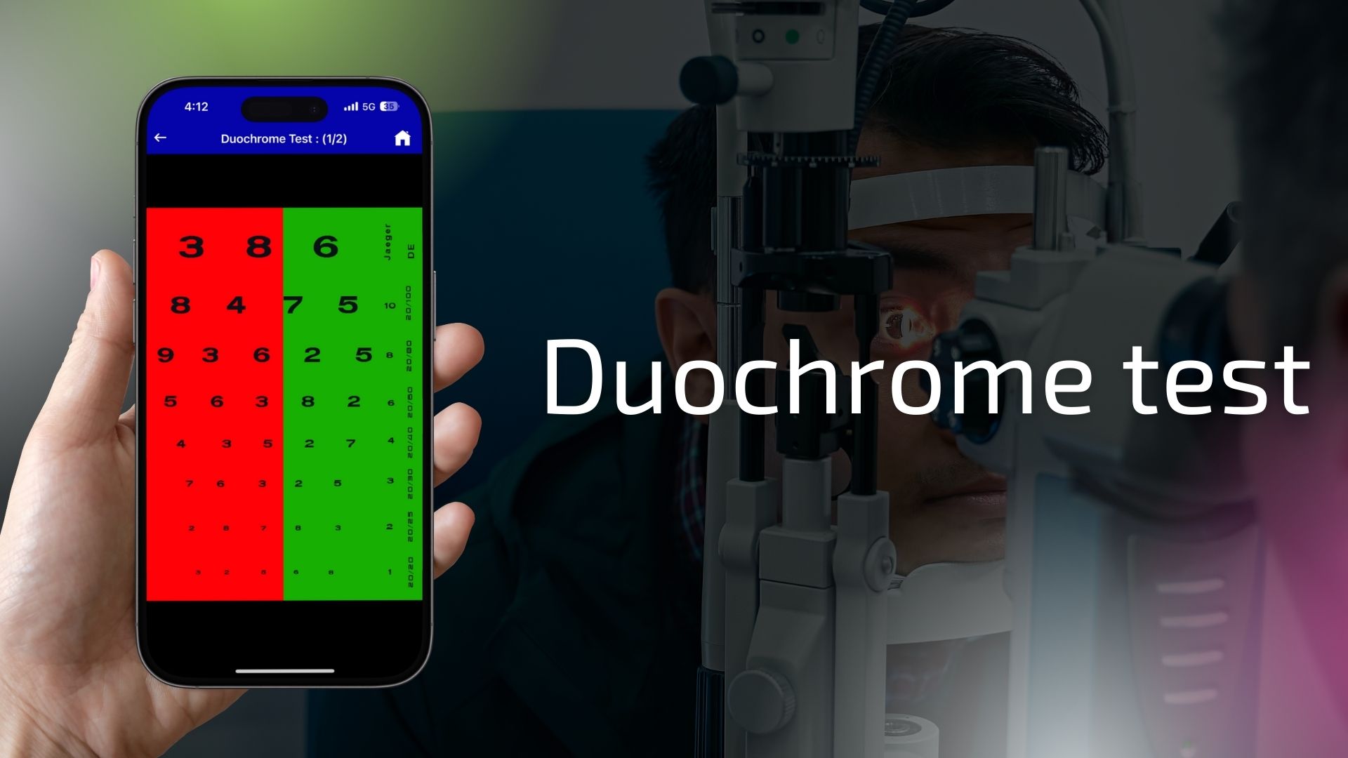 duochrome test web image