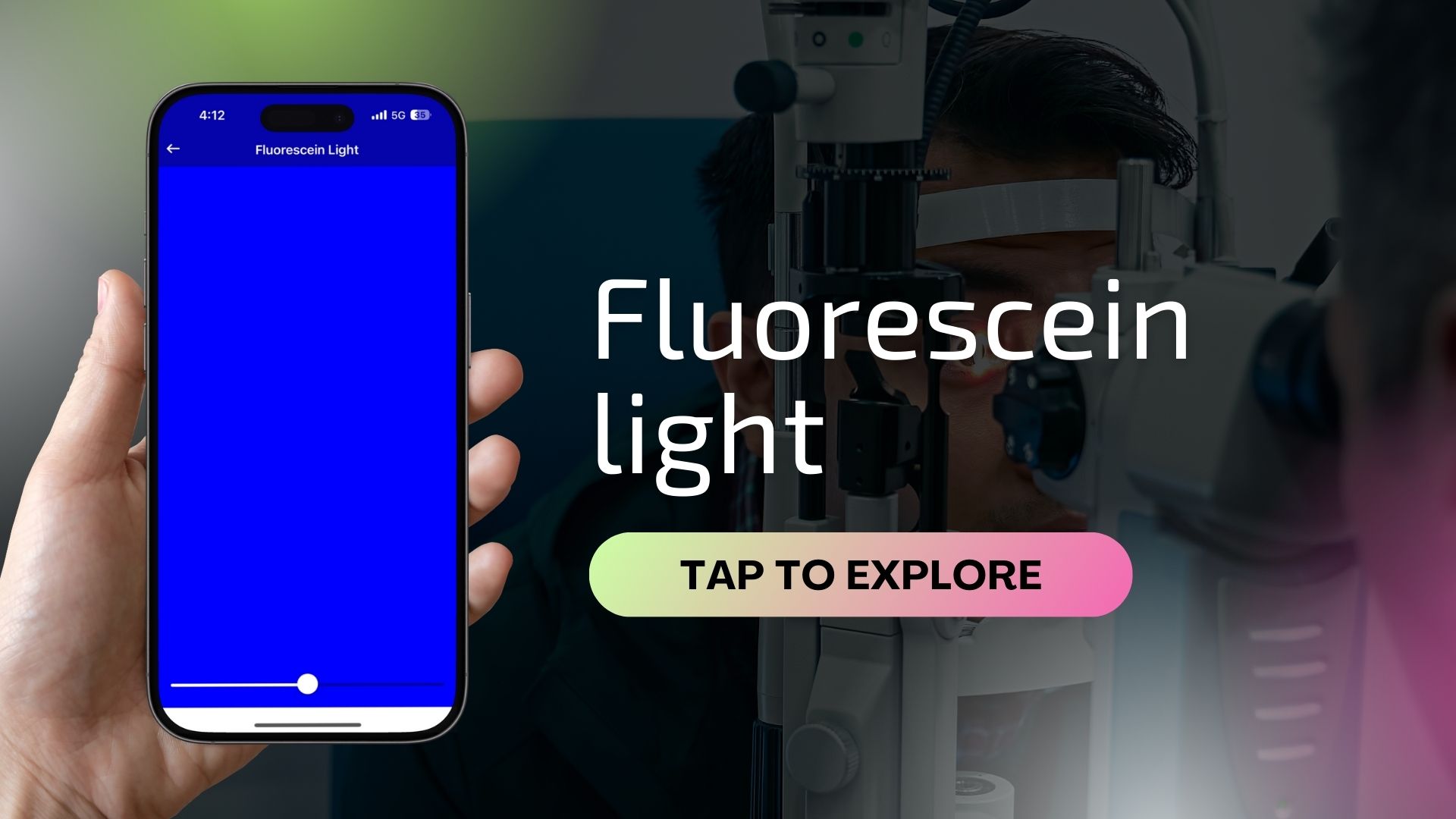 fluorescein light test mobile image