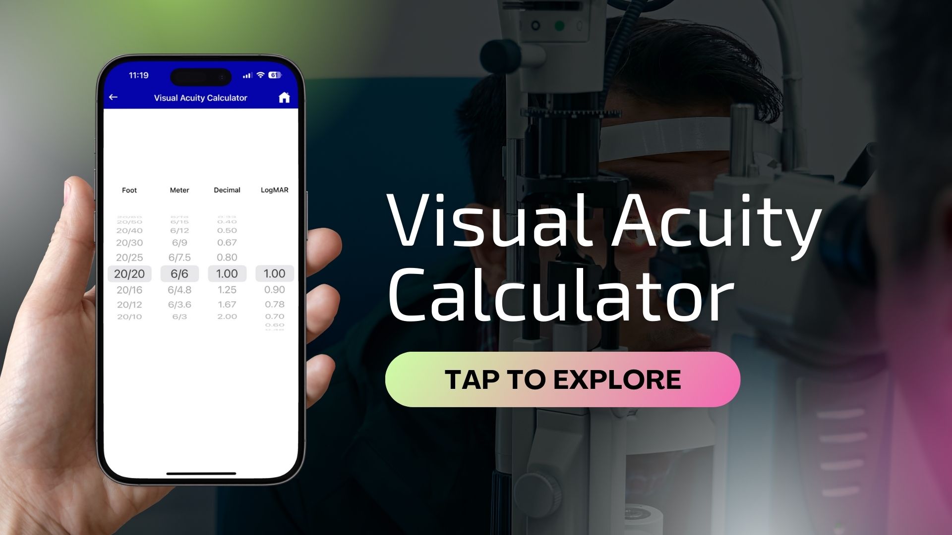 visual acuity calculator test image