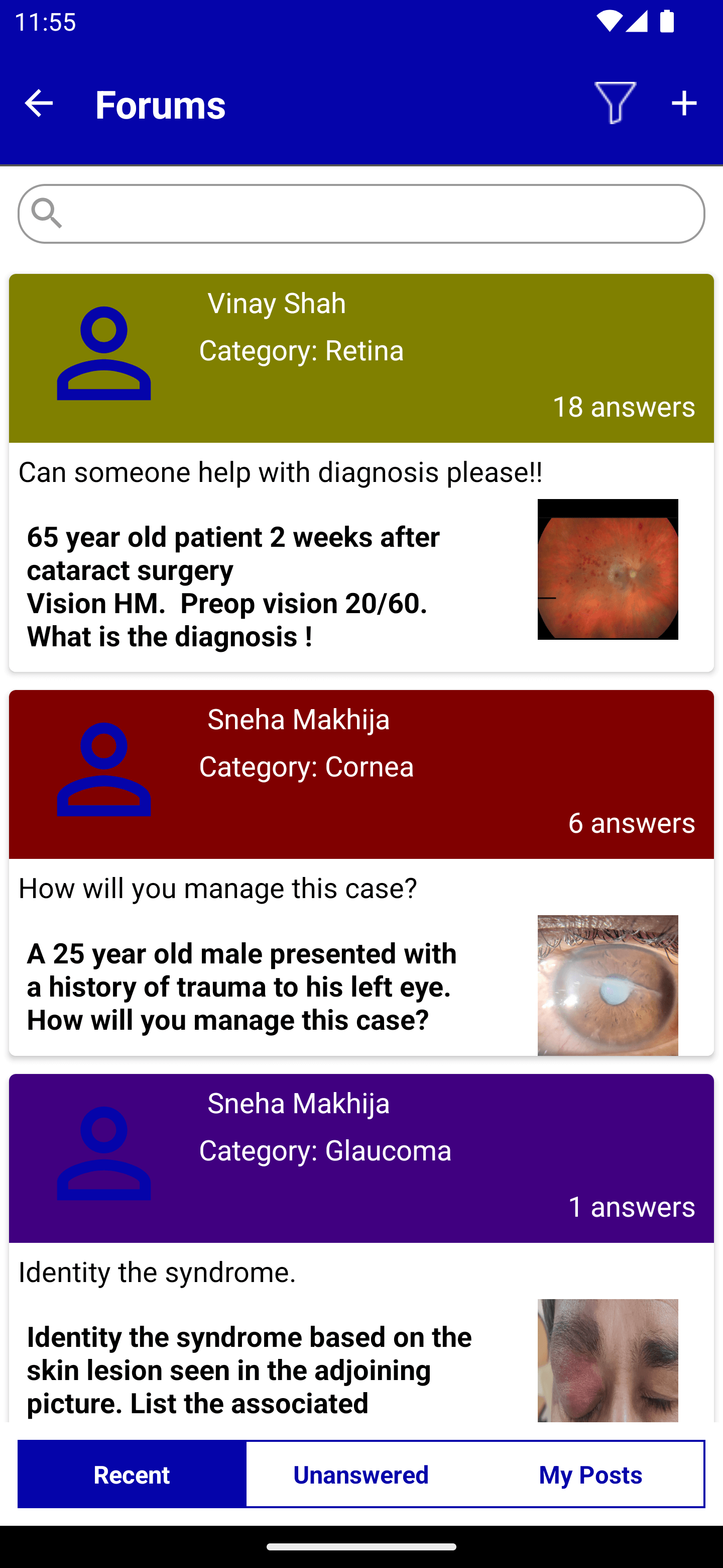 forums Opthalmologists and Optometrists